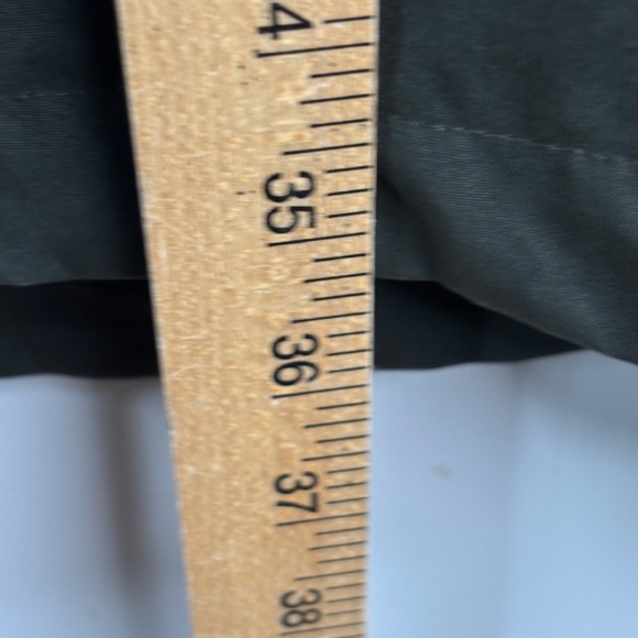 VTG LL Bean Chore Coat Mens XLT Green Flannel Lined Barn Field Jacket Corduroy - Picture 12 of 16